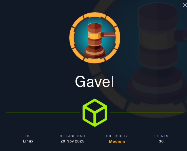 HackTheBox Gavel Walkthrough (Linux – Medium)