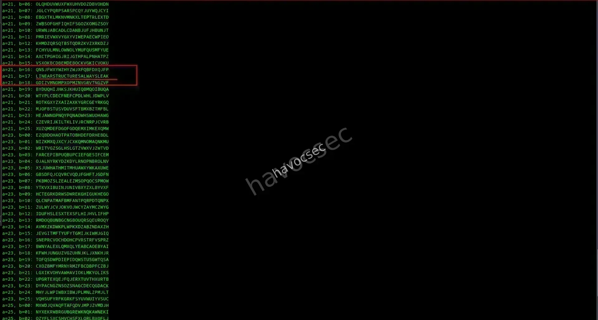 the line 252 english  clear text